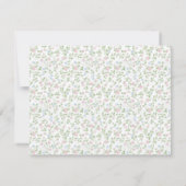Carte de note à cadre ondulé et fleurs pastel Cott (Dos)