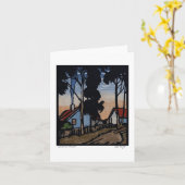 Carte de note à crémaillère Millsmont (Fleur jaune)