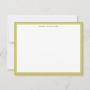 Carte de note à double cadre Citrus