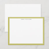 Carte de note à double cadre Citrus (Devant / Derrière)