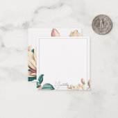 carte de note à fleur de magnolia délicate (Devant/Arrière en situation)