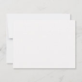 Carte de note à lavis d'aquarelle rose tendre (Dos)