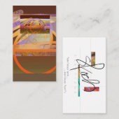 Carte de note à plat (Devant / Derrière)