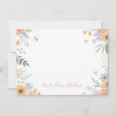 Carte de note à plat Sweat as Can Bee (Devant)