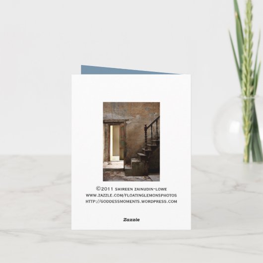 Carte de note abandonnée (Dos)