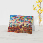 Carte de note African Marketplace II (Fleur jaune)