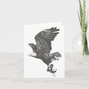 Carte de note américaine d'Eagle chauve