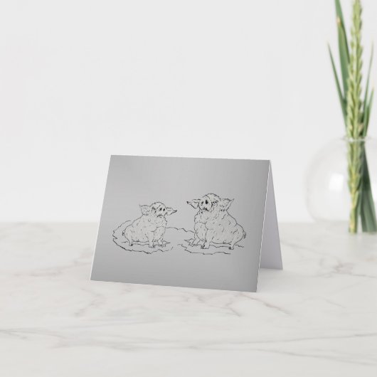Carte de note : Amis (Devant)