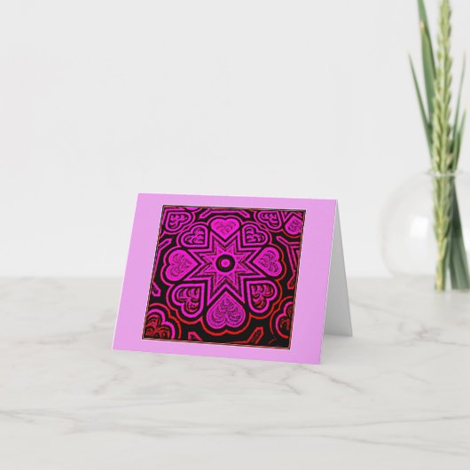 Carte de note "Amour" (Devant)