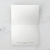 Carte de note Amour et Foi - 1 Corinthiens 13 (Intérieur)