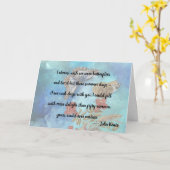 Carte de note Anniversaire de la citation de papil (Fleur jaune)
