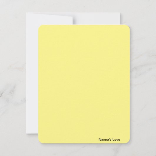 Carte de note Apple Automne (Dos)