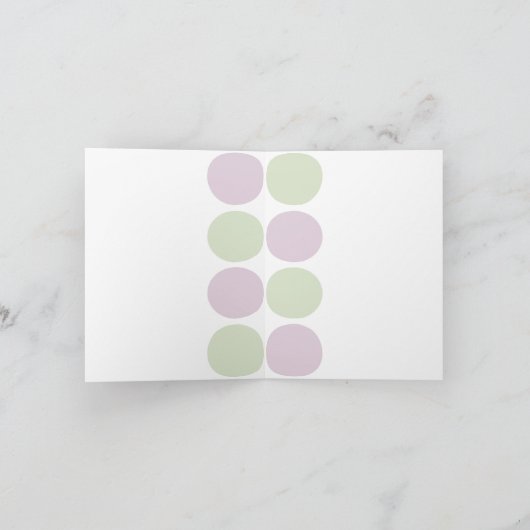 Carte de note Artichokes pourpre (Intérieur)