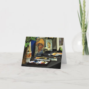 Carte de note artistique inspirée par Van Gogh