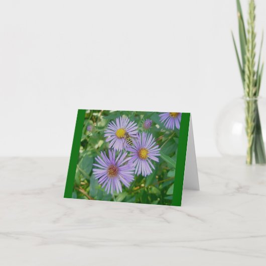Carte de note Astres violettes (Devant)