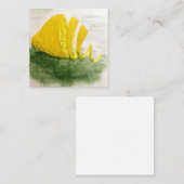 Carte de note au citron (Devant / Derrière)