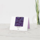 Carte de note au néon de petits bouquets (Dos)