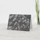 Carte de note aux fraises noires (Devant)