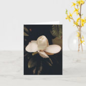 Carte de note avec Magnolia Blossom (Fleur jaune)