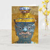 Carte de note Bangkok (Fleur jaune)