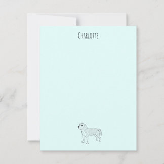 Carte de note beagle