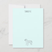 Carte de note beagle (Devant)