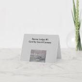 Carte de note Beaver Lodge #1 (Dos)