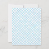 Carte de note bébé petite citrouille (Dos)