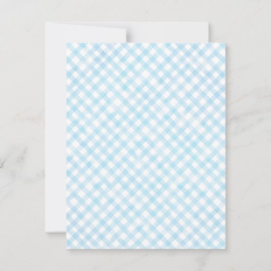 Carte de note bébé petite citrouille (Dos)