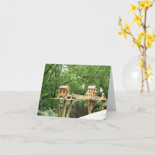 Carte de note BirdHouse de Washington Heights (Fleur jaune)