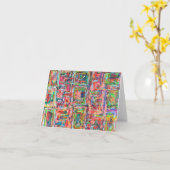 Carte de note blanche de la boîte de Pandore (Fleur jaune)