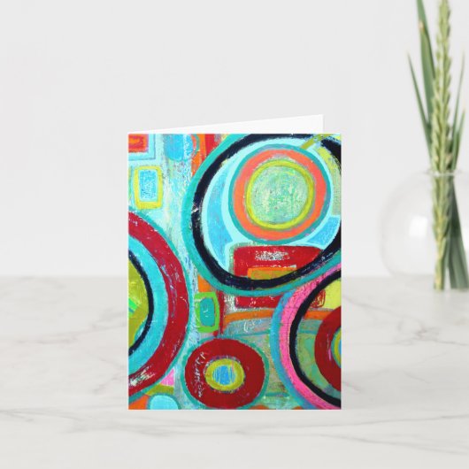Carte de note blanche orbite (Devant)