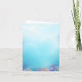 Carte de note blanche pour Cheval de mer Toutes le (Dos)