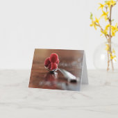 Carte de note blanche pour la lumière du soleil et (Fleur jaune)