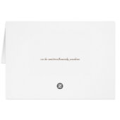 Carte de note blanche Psalm 121 (Dos Horizontal)