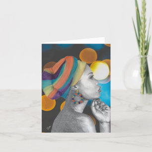 Carte de note blanche QUEENCONFIDENCE