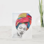 Carte de note blanche QUÉENIFICENT (Devant)