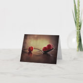 Carte de note blanche Raspberry Sunrise (Devant)