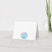 Carte de note blanche Snowy Woods (Dos)