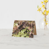 Carte de note blanche Wild Rabbit (Fleur jaune)