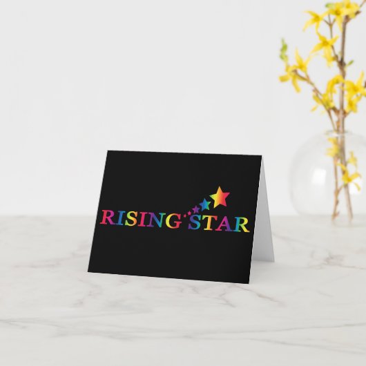 Carte de note BLANK Star Rising (Fleur jaune)