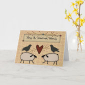 Carte de note Bless My Internet Friends (Fleur jaune)