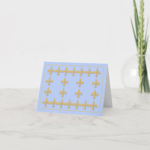 Carte de note bleu-clair avec la couleur