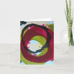 Carte de note bleue Oceanside