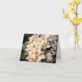 Carte de note Blooms blancs (Fleur jaune)