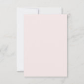 Carte de note Blush Pink Gold Florame 3x5 (Dos)