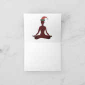 Carte de note Bonne méditation du Nouvel An (Intérieur)