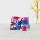 Carte de note Bouquet de Fleurs (Fleur jaune)