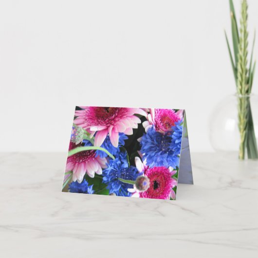 Carte de note Bouquet de Fleurs (Devant)