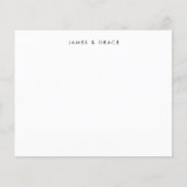 Carte de note Budget Minimal Simple Clean Couple N (Devant)